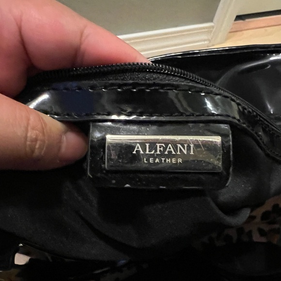 Alfani Leopard Calf Hair Shoulder Bag - Picture 13 of 16